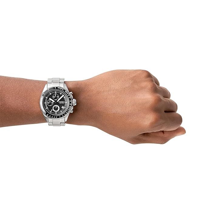 Чоловічий годинник Fossil Decker Chronograph Black Dial Men's Watch CH2600IE